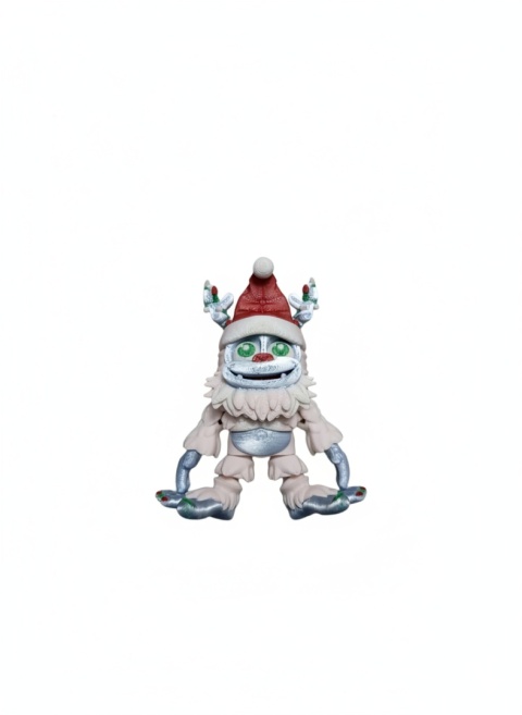 Yeti świąteczny brelok